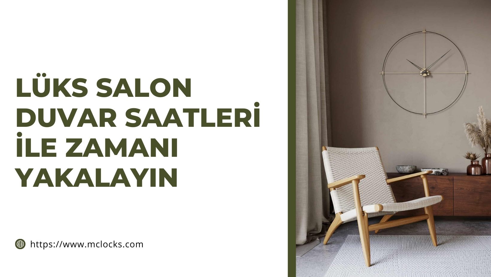 5 Şık ve Lüks Salon Duvar Saati ile Zamanı Yakalayın
